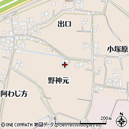 徳島県徳島市国府町佐野塚周辺の地図