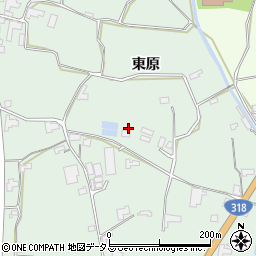 徳島県阿波市土成町土成東原周辺の地図