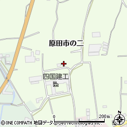 徳島県阿波市土成町吉田原田市の二周辺の地図