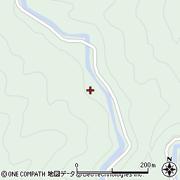 和歌山県有田郡有田川町上湯川1257周辺の地図
