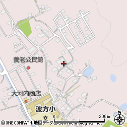 愛媛県今治市波方町養老周辺の地図