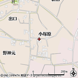 徳島県徳島市国府町佐野塚（小塚原）周辺の地図