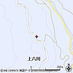 和歌山県有田郡有田川町上六川850周辺の地図