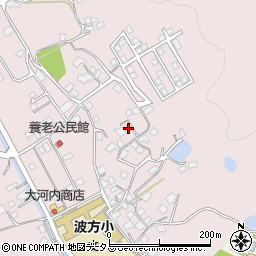 愛媛県今治市波方町養老861周辺の地図