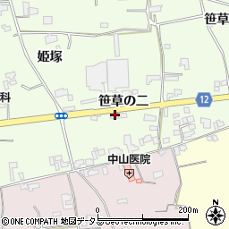 徳島県阿波市土成町吉田笹草の二23-1周辺の地図