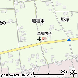徳島県阿波市土成町吉田城根木周辺の地図