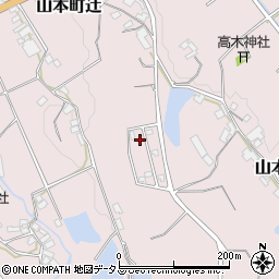 香川県三豊市山本町辻3736-16周辺の地図