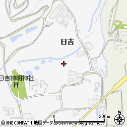 徳島県阿波市土成町水田日吉周辺の地図