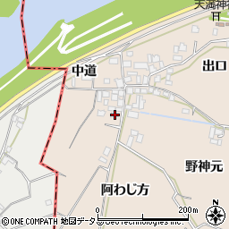 徳島県徳島市国府町佐野塚阿わじ方64周辺の地図