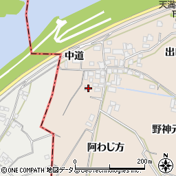 徳島県徳島市国府町佐野塚阿わじ方58周辺の地図