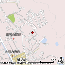 愛媛県今治市波方町養老863-4周辺の地図