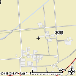 徳島県阿波市吉野町五条本郷周辺の地図
