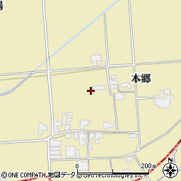 徳島県阿波市吉野町五条（本郷）周辺の地図