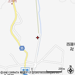 広島県呉市倉橋町上河内周辺の地図