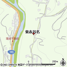 徳島県美馬市脇町（東赤谷名）周辺の地図