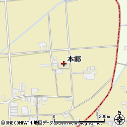徳島県阿波市吉野町五条本郷84周辺の地図
