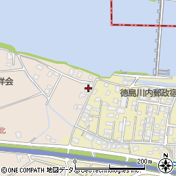 徳島県徳島市応神町古川北83周辺の地図