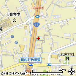 徳島マツダ川内店周辺の地図