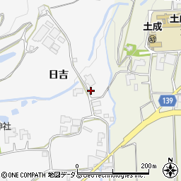 徳島県阿波市土成町水田日吉165周辺の地図