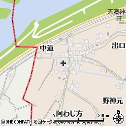 徳島県徳島市国府町佐野塚阿わじ方周辺の地図
