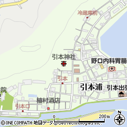 引本神社周辺の地図