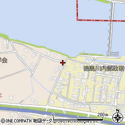 徳島県徳島市応神町古川北83-1周辺の地図