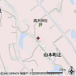 香川県三豊市山本町辻3713周辺の地図