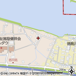 徳島県徳島市応神町古川北71-3周辺の地図