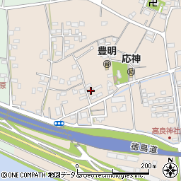 徳島県徳島市応神町古川高良88周辺の地図