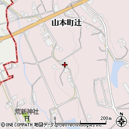 香川県三豊市山本町辻3800-2周辺の地図