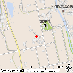 香川県三豊市山本町河内3613-2周辺の地図