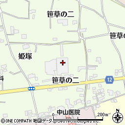 徳島県阿波市土成町吉田笹草の二25周辺の地図