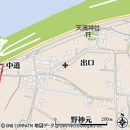 徳島県徳島市国府町佐野塚出口周辺の地図