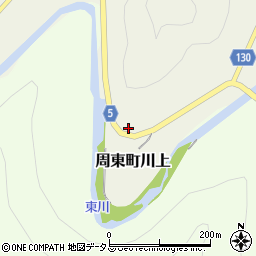 山口県岩国市周東町川上440周辺の地図