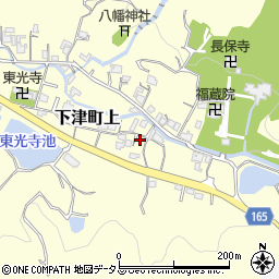 和歌山県海南市下津町上557周辺の地図