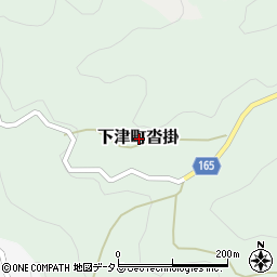 和歌山県海南市下津町沓掛周辺の地図