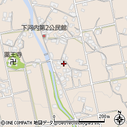 香川県三豊市山本町河内373周辺の地図