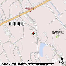 香川県三豊市山本町辻3774周辺の地図