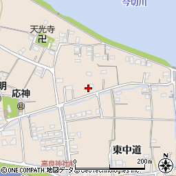 徳島県徳島市応神町古川高良15周辺の地図
