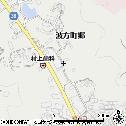 愛媛県今治市波方町郷周辺の地図