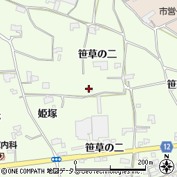 徳島県阿波市土成町吉田（笹草の二）周辺の地図