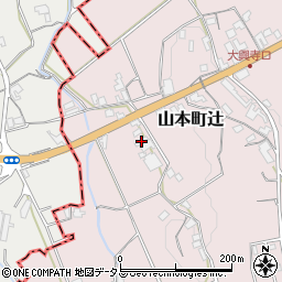 香川県三豊市山本町辻3425周辺の地図