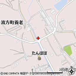 愛媛県今治市波方町養老455-1周辺の地図