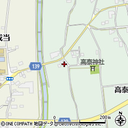徳島県阿波市土成町土成高泰周辺の地図
