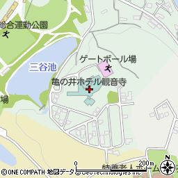 亀の井ホテル観音寺周辺の地図