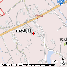 香川県三豊市山本町辻3775-1周辺の地図
