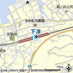 下津駅周辺の地図