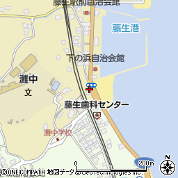 藤生港周辺の地図