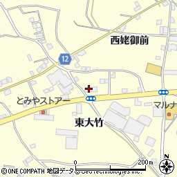 徳島県阿波市吉野町西条東大竹周辺の地図