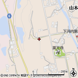 香川県三豊市山本町河内3783周辺の地図